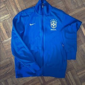 Nike Brasil CBF Blue ZIPUp size M unisex 2014